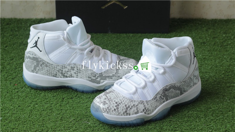 Air Jordan 11 Retro PREM HC Snakeskin White